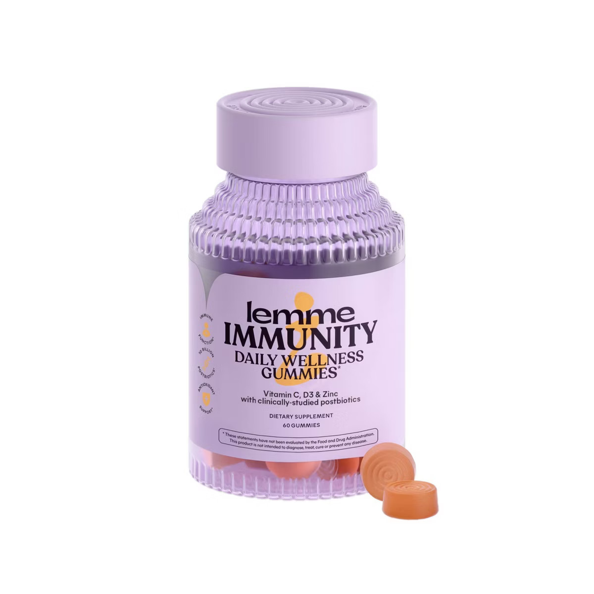 Lemme Immunity Daily Wellness Gummies - 60ct | Target