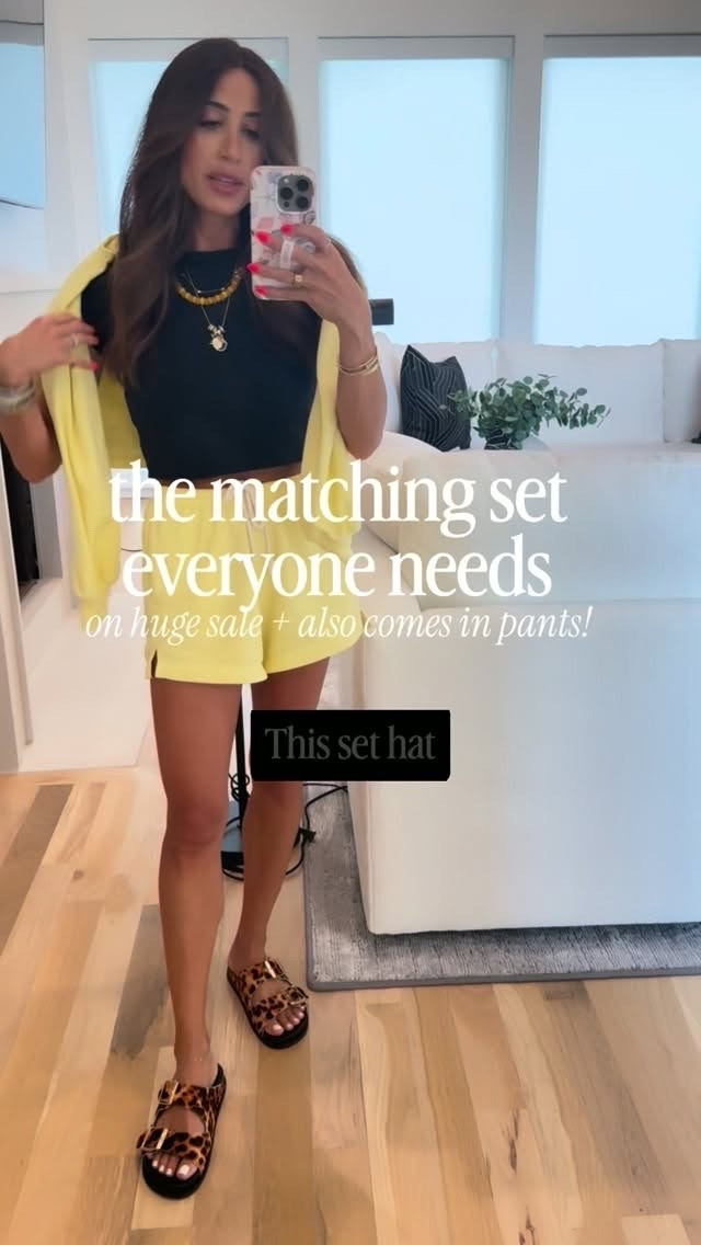 ! I found this matching set on *major* sale! Also comes in pants & is so perfect going into fall or travel
Size xxs 

matching set, summer outfit, effortless style, vacation outfit, resort wear, coastal chic, everyday summer look, travel outfit, lightweight set, neutral outfit, chic basics, comfy outfit, elevated casual, capsule wardrobe, summer fashion, zero regret purchases, must haves

#summeroutfits #everydayoutfits

#LTKgrwm #LTKPetite #LTKSaleAlert