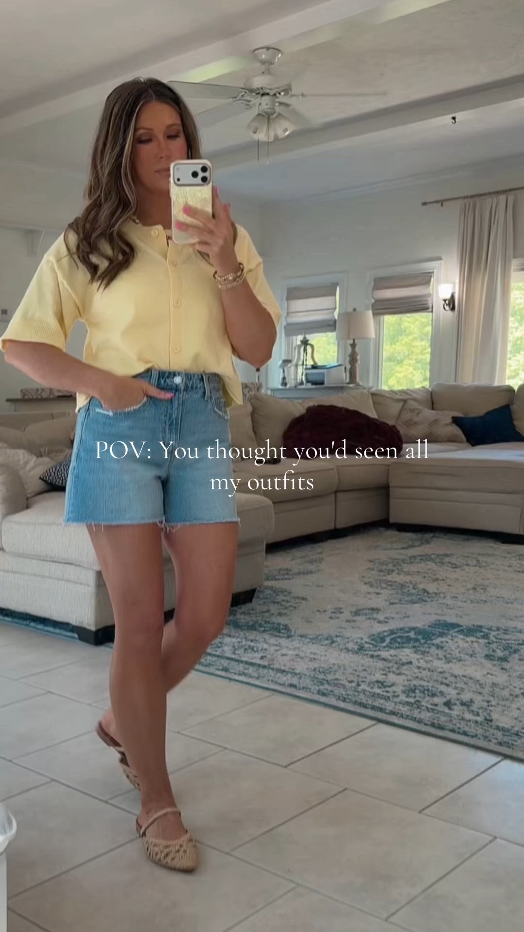 summer outfits

POV: You Thought You’d Seen All My Outfits 😅☀️ Casual Mom Outfit Idea

POV you thought you’d already seen every outfit in my closet 😂 but then the weather warmed up and I had to pull this cute casual combo back out again. Lightweight cardigan, comfy denim shorts, and a simple everyday look that’s totally momma approved 🤍 Easy outfit inspo for busy days, coffee runs, errands, and all the spring/summer things.

Perfect casual mom style, effortless outfit inspiration, and everyday fashion you’ll actually wear on repeat.

* casual mom outfit
* spring to summer outfit inspo
* cute everyday outfit


#MomStyle
#CasualOutfitInspo
#EverydayFashion
#SummerStyle
#OOTDReel

#LTKmomlife