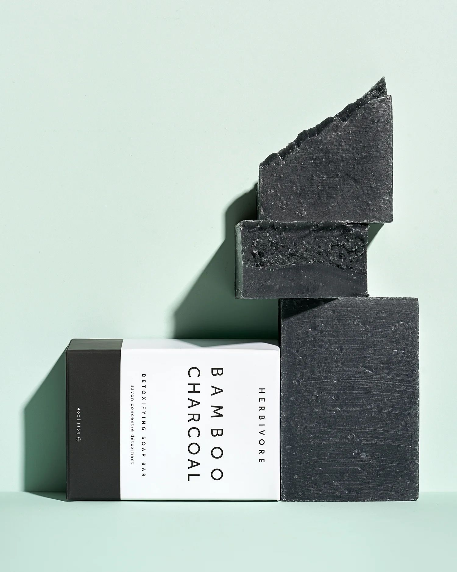 Bamboo Charcoal Cleansing Bar Soap | Herbivore