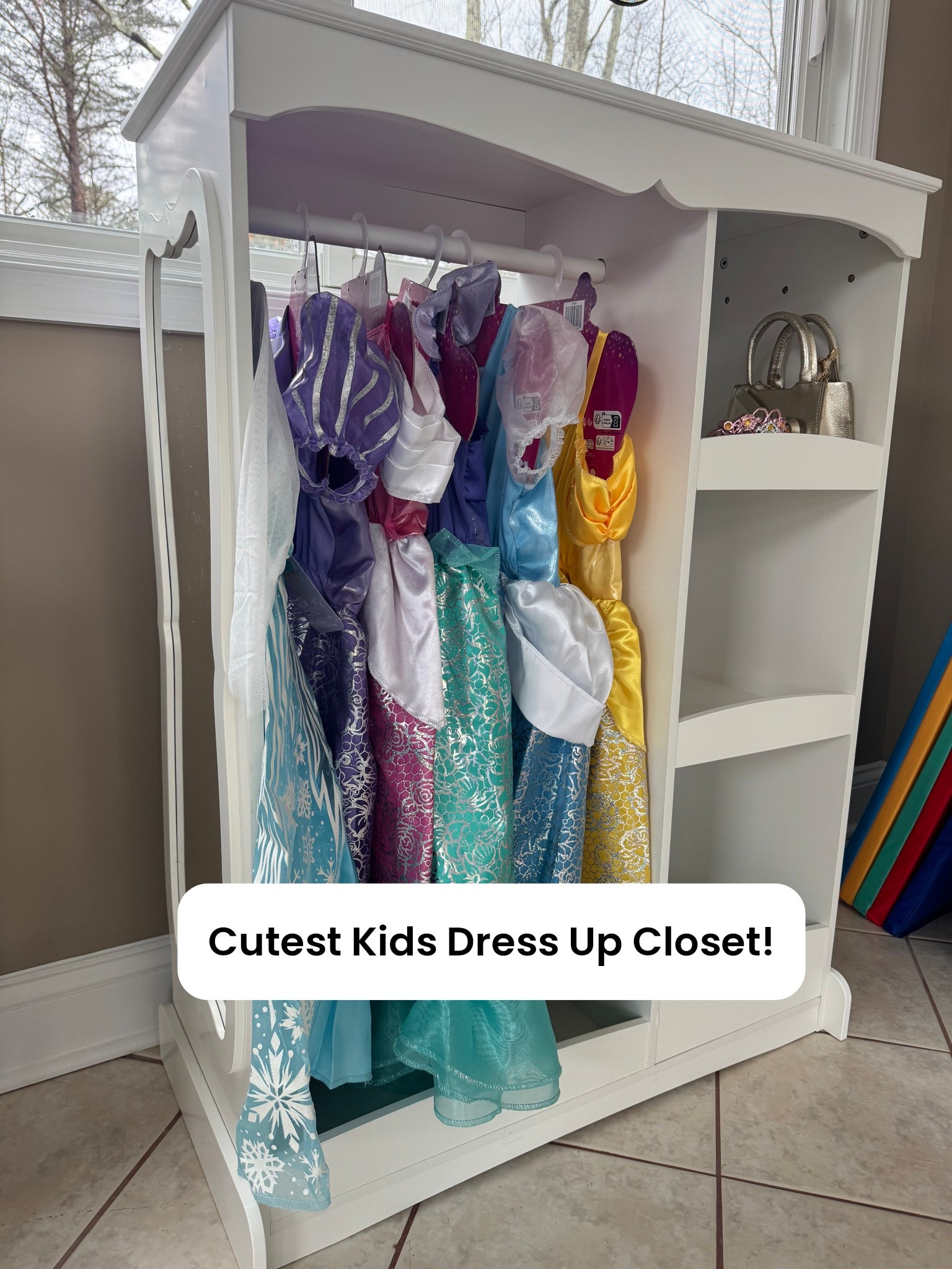 The shining star 🌟 of Christmas gifts this year was definitely this dress up closet! It has a mirror on one side, knobs for hanging on the other, bins for accessories and a bar for hangers. 

Gifts for girls, gifts for little girls, dress up closet, little girl dress up closet, Disney princess dress up, Disney princess costumes, Disney princess dresses, dress up dresses, dress up closet, Disney princess accessories, gift ideas for toddler girls, Disney princess dress up 

#LTKGiftGuide #LTKKids #LTKHoliday