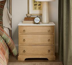 Scarlett Marble Nightstand (28") | Pottery Barn (US)