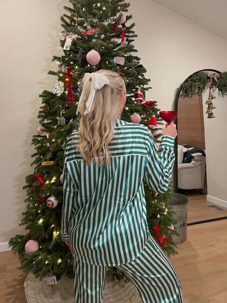 Pajamas still in stock in red! ❤️ 

#christmaspajamas #xmaspjs #stripepajamas 

#LTKHoliday #LTKGiftGuide #LTKSeasonal