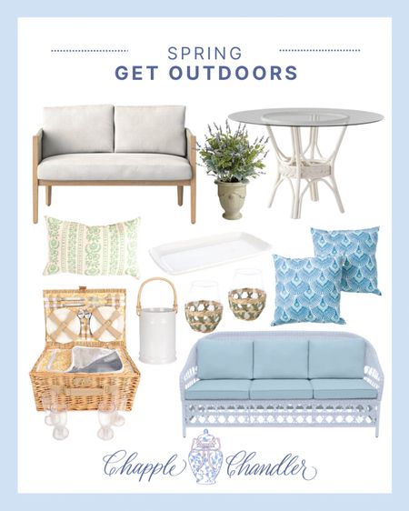 Fresh outdoor finds! 🤍 I love the color options on this sofa! 


Outdoor style, patio, patio furniture, outdoor sofa, outdoor table, outdoor dining, outdoor cushions, picnic basket, outdoor glassware, serving tray, porch decor, planters, coastal home, grandmillenial style, home accessories, Target, Dillard’s, Home Depot 

#LTKhome #LTKFind #LTKfamily