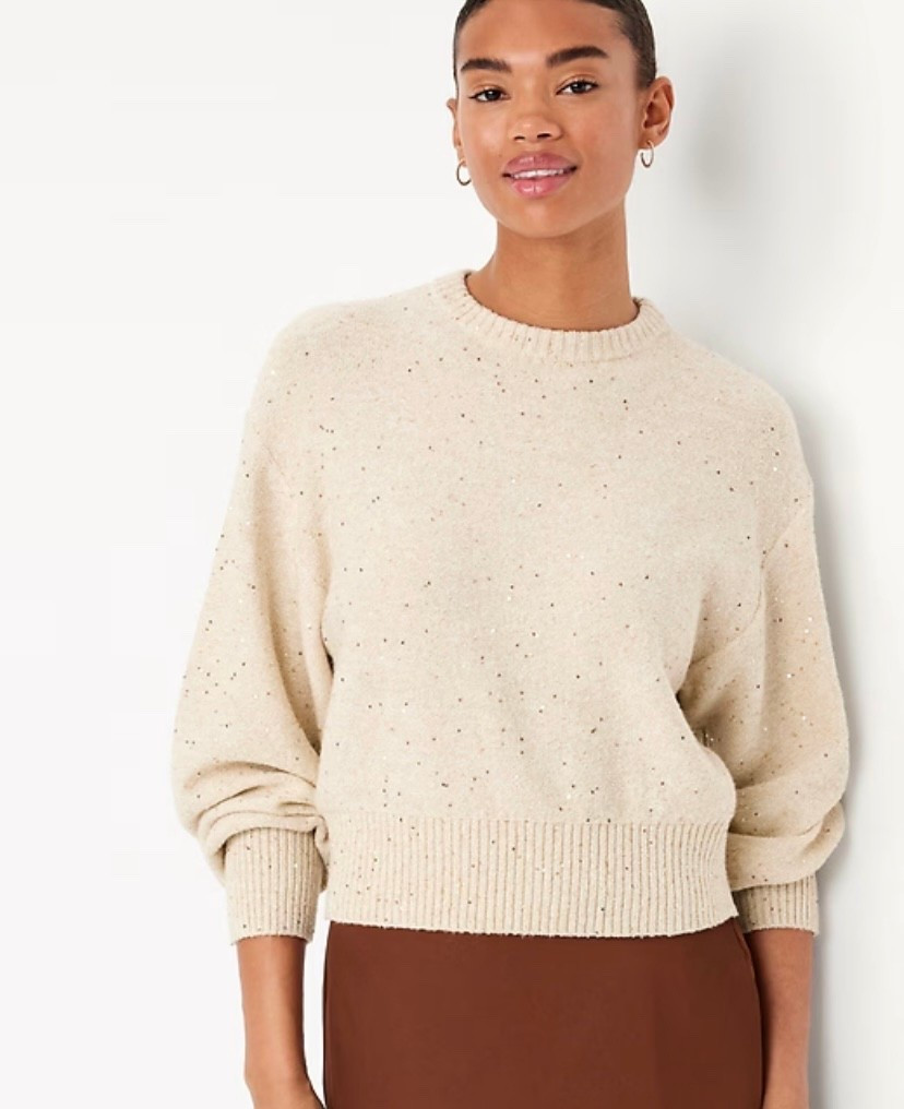 On sale - for a dressier thanksgiving add a little sparkle! This comes in black and burgundy, it would also be great for Christmas.  


#salefinds #oldnavy #holidayoutfit #thanksgiving #thanksgivingoutfit 
#crewneck #sparkle #sparklesweater #LTKHoliday #LTKSeasonal 

#LTKStyleTip #LTKSaleAlert #LTKFindsUnder50