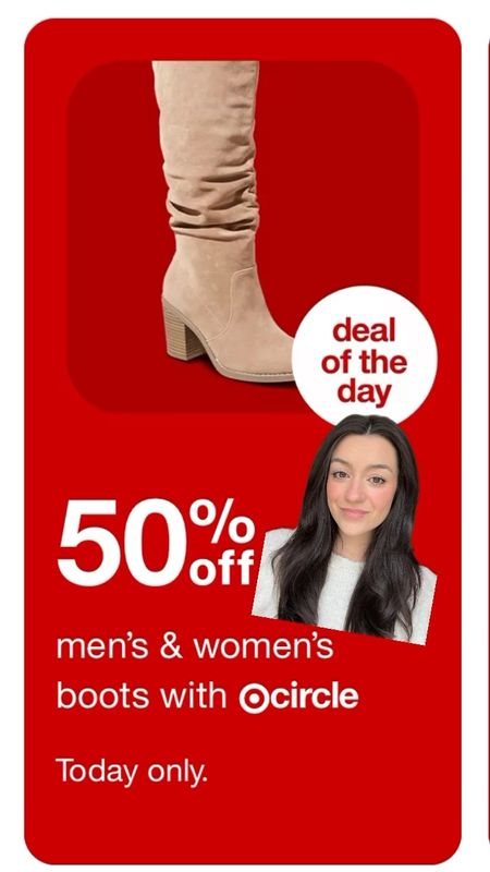 🚨👢 RARE 50% OFF TARGET BOOTS SALE 👢🚨 