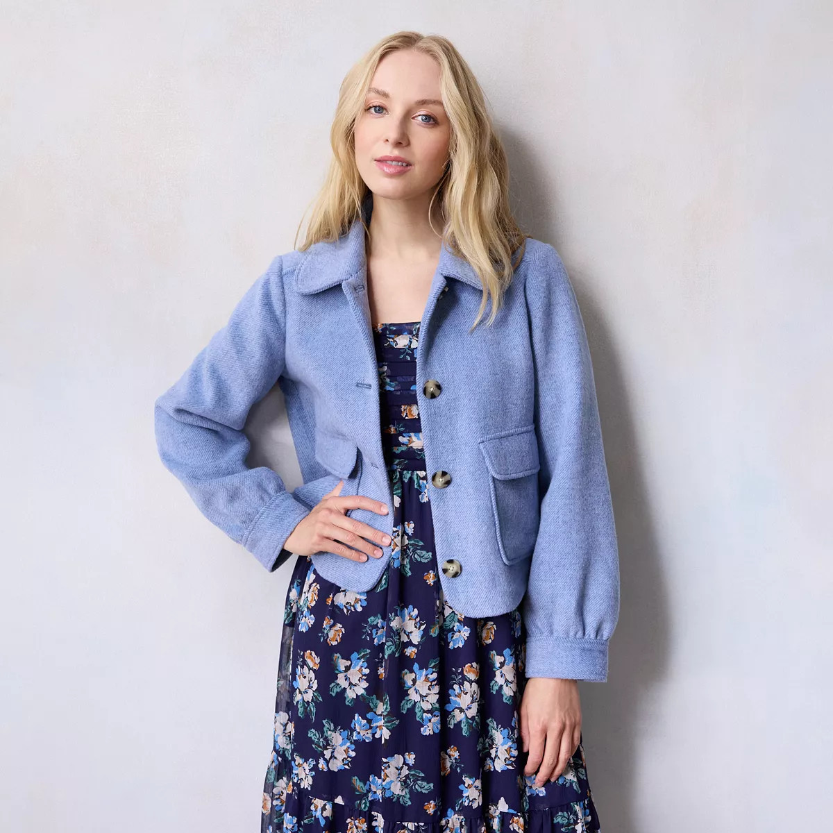 Women's LC Lauren Conrad 4-Button Shacket | Kohl's