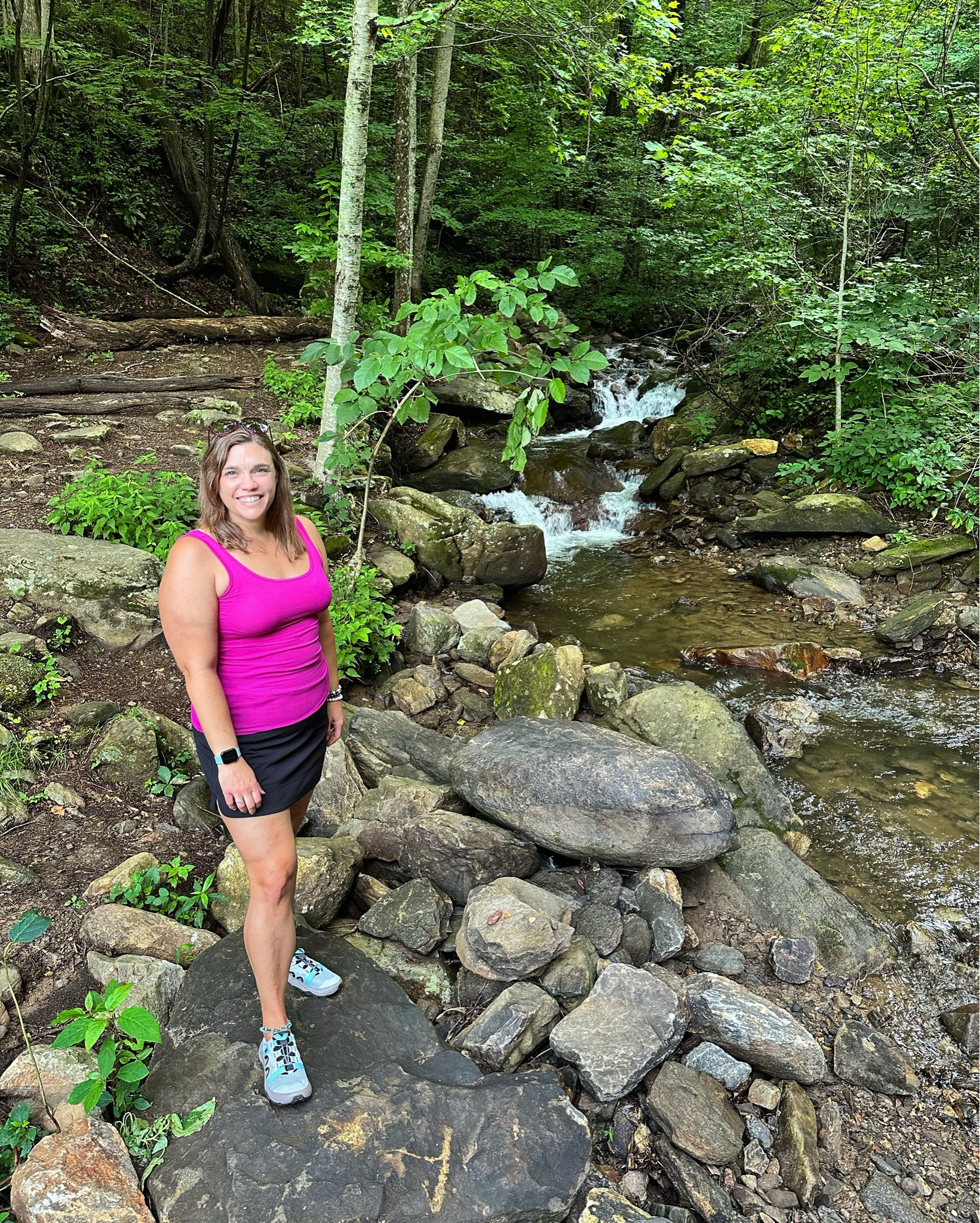 Waterfall hiking is better in water-friendly hiking shoes! Teva closed-toed hiking sandals are the perfect hybrid hiking shoe for my weekend adventures in the Blue Ridge mountains or Florida springs. 

These hiking shoes feature a durable eco-friendly design, synthetic upper, quick-dry mesh lining, bungee cord lace system and injection-molded EVA for lightweight protection without bulk.

#LTKShoeCrush #LTKFitness #LTKActive