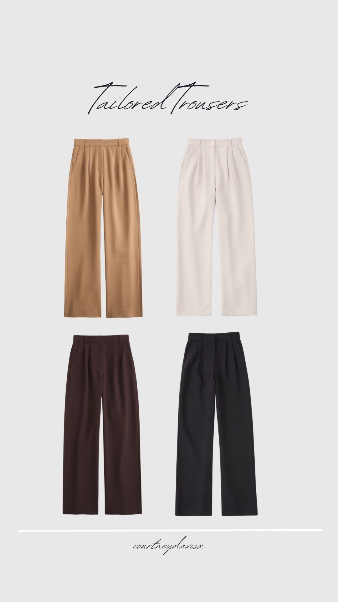 The best fitting tailored trousers, go true to size or size down if between sizes!

20% off this weekend only!

Work trousers, workwear, tailored trousers, Abercrombie, wide leg trousers 


#LTKworkwear #LTKautumn #LTKuk
