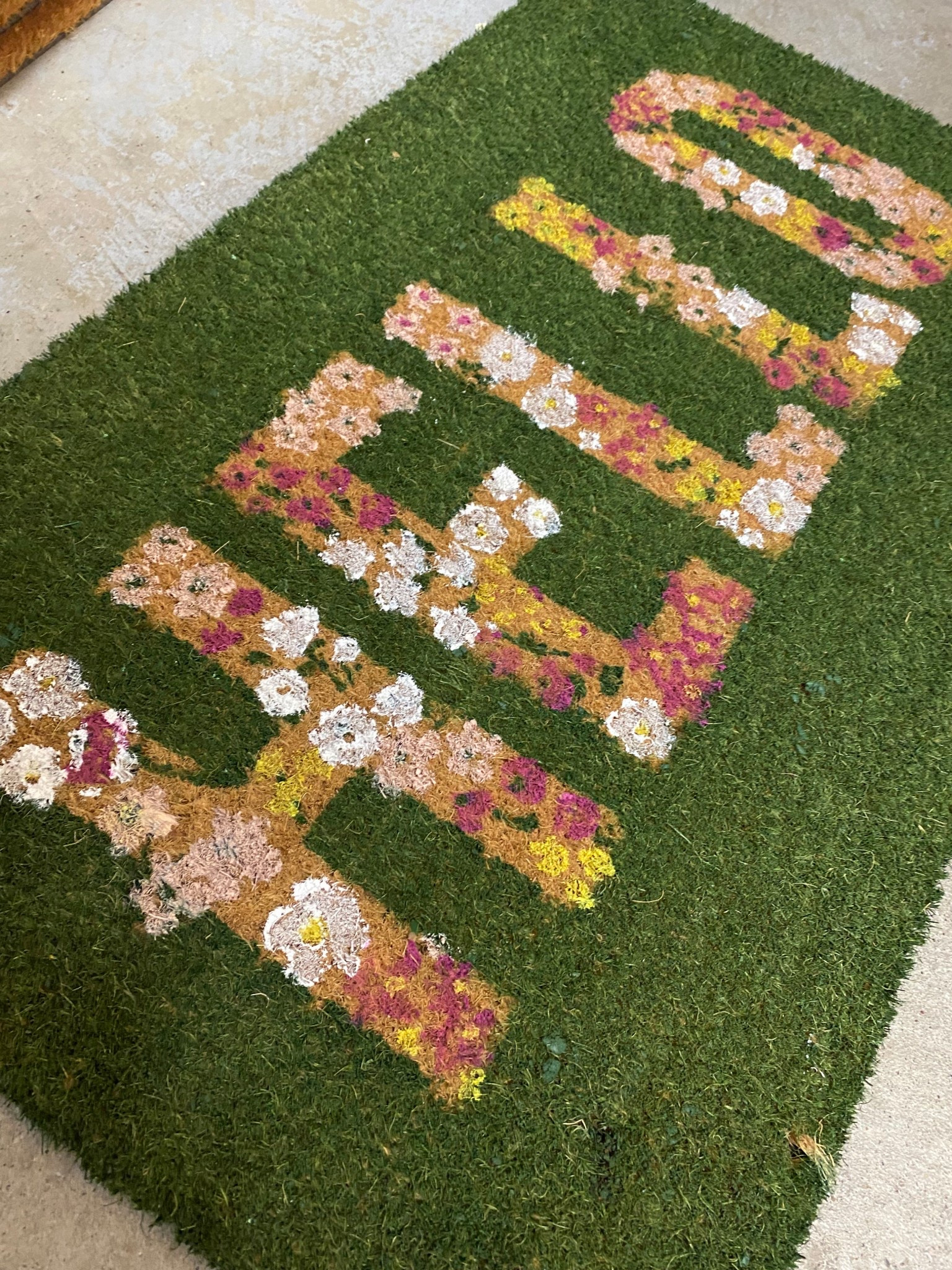 Found the cutest doormat 🌸 perfect for spring! 

#LTKHome #LTKSeasonal