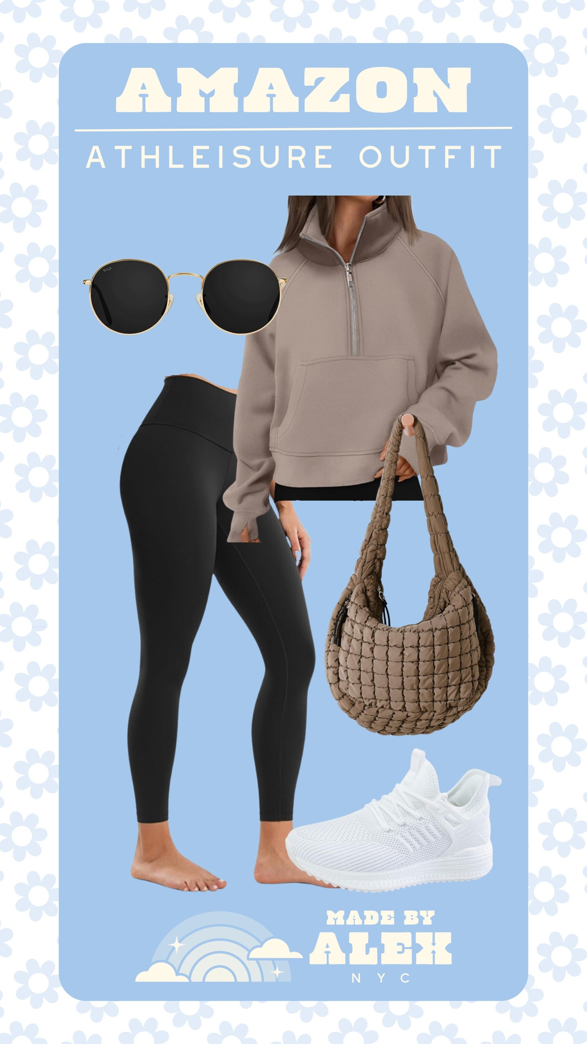 Amazon Athleisure Outfit! 

women’s athleisure - athleisure outfit - amazon fashion - leggings - sweatshirt - active clothing - tote bag - sunglasses 

#LTKActive #LTKStyleTip