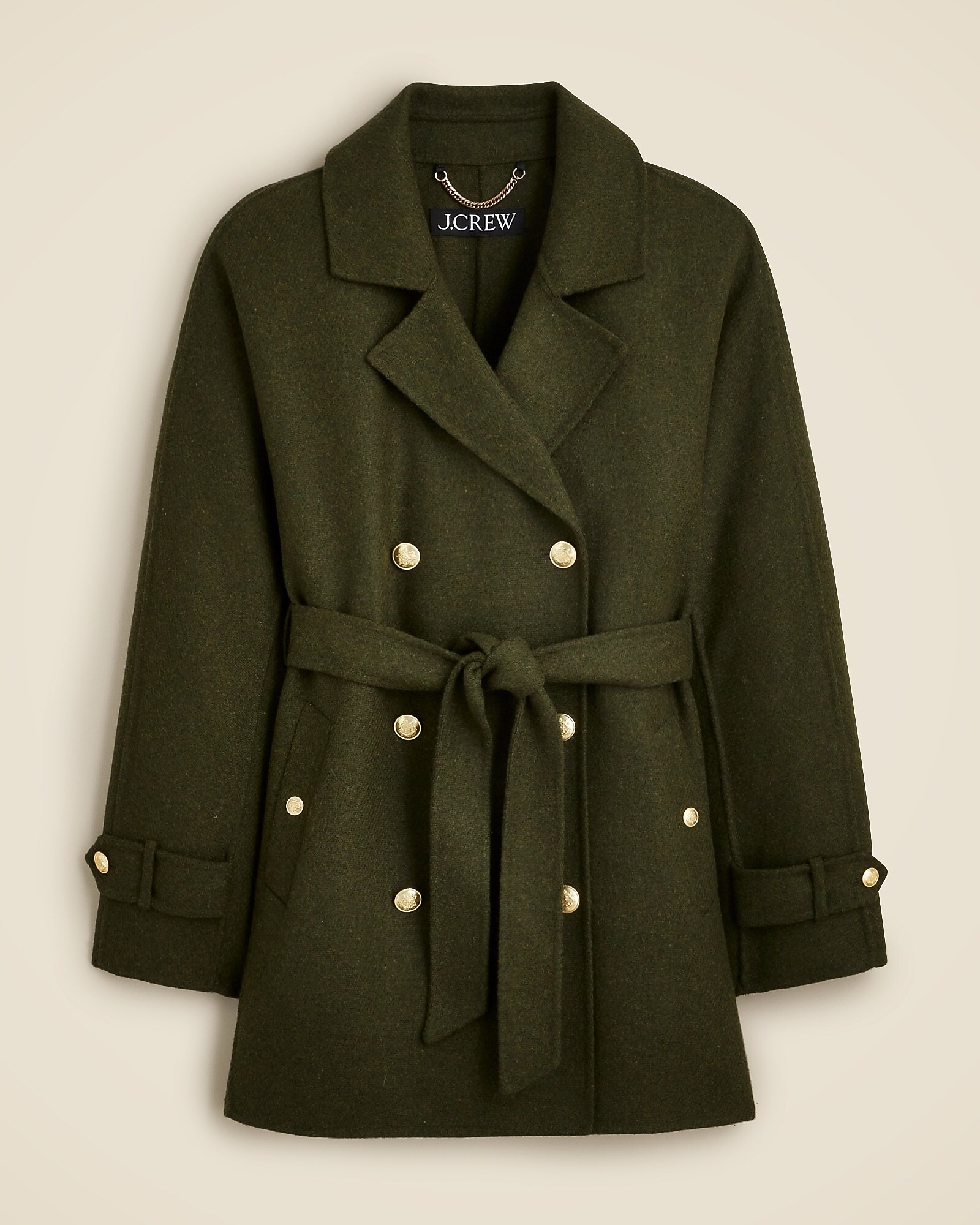 Trench coat in double-faced wool | J. Crew US