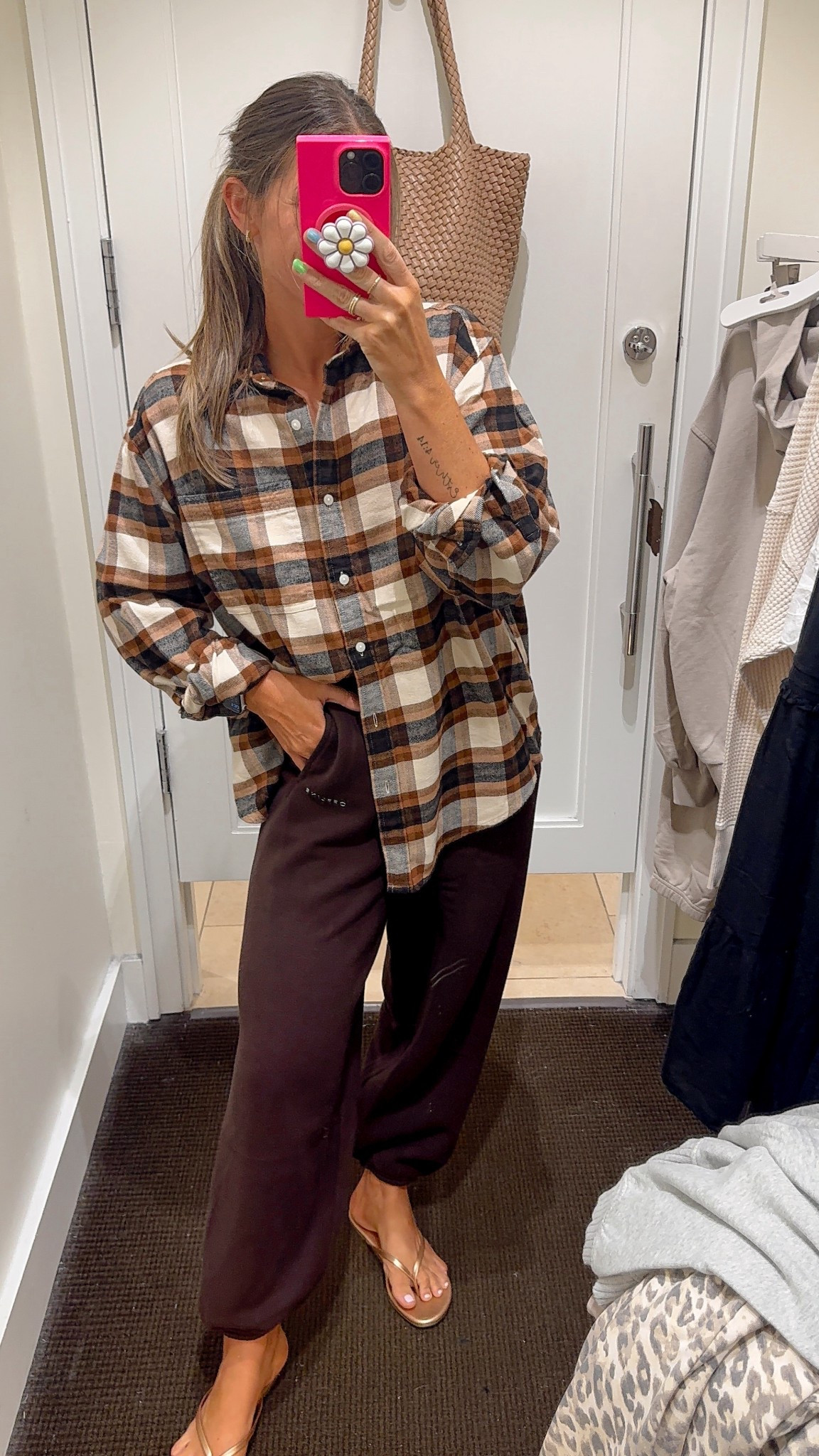 LTKFALLSALE code for 20% off through tonight! XXS joggers. XS flannel 