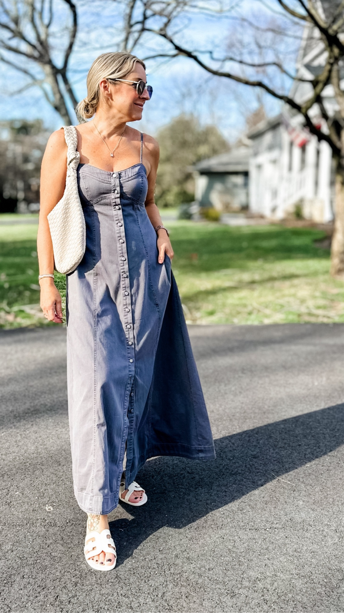 In love. This dress is shockingly flattering and I had to be pushed to buy it and now I’m obsessed! It’s soft and stretchy and just love it! I’m in a small  

#LTKFindsUnder100 #LTKSummerSales #LTKxNSale