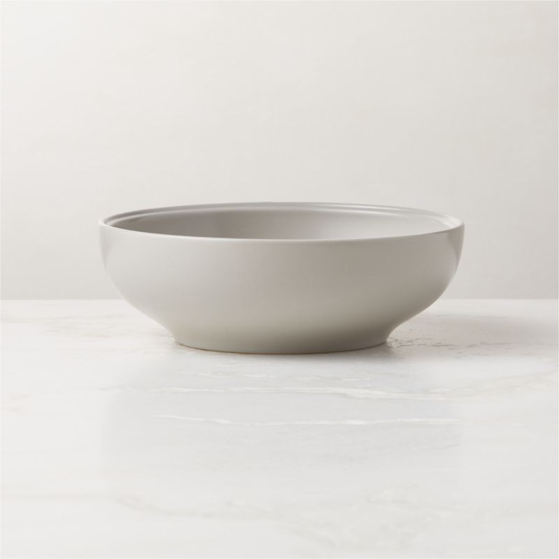 Frette Grey Soup Bowl + Reviews | CB2 | CB2