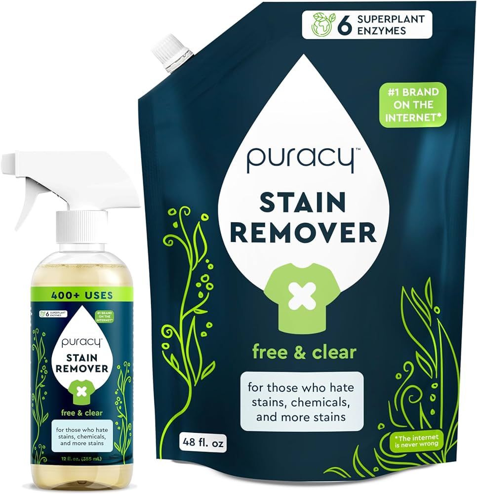 Puracy Stain Remover - Cleaning Spray, Clothes Stain Remover for Clothes, Laundry Stain Remover S... | Amazon (US)