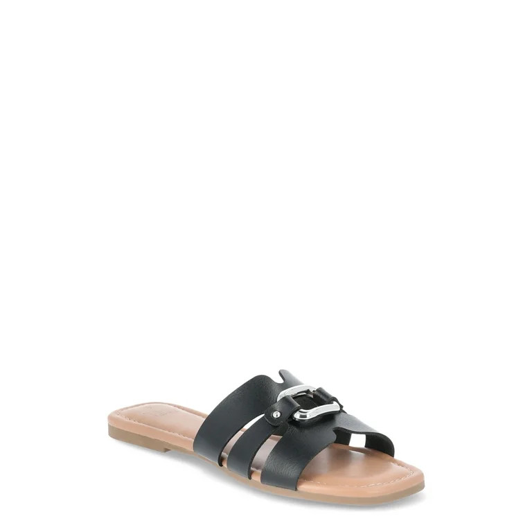 Time and Tru Women's Hardware Slide Sandal | Walmart (US)