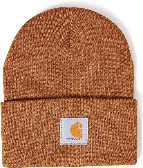 Carhartt Men's Acrylic Watch Hat A18, Brown, One Size | Amazon (CA)