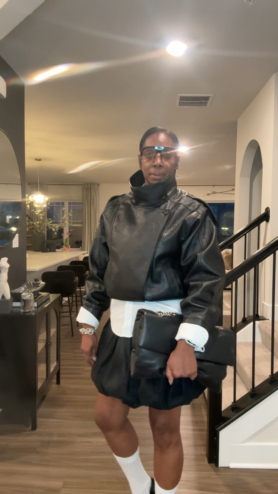 Inspired to recreate this look! A bubble skirt, a pair of heels, and that amazing jacket—such a vibe. You can never go wrong with a great jacket. And yes, it’s absolutely OK to wear a mini skirt in your late 50s. Style is whatever you make it, so wear what makes you feel confident and fabulous. ✨👠💃

#StyleOver50 #FashionConfidence #AgelessStyle #WearWhatYouLove #BoldAtAnyAge