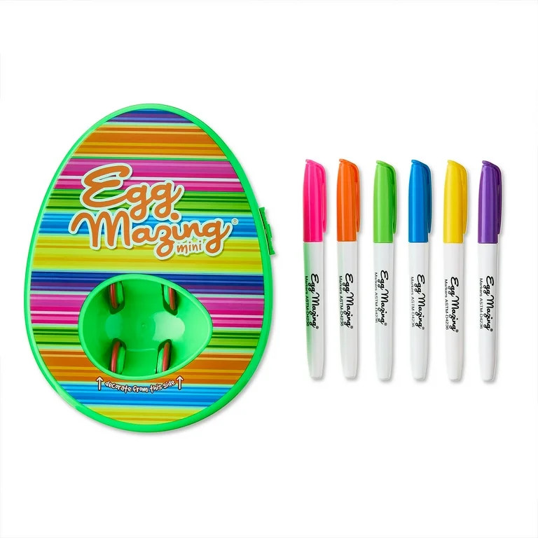 The Mini Eggmazing Easter Egg Decorating Art & Craft Kit, for Child Ages 3+, Green | Walmart (US)