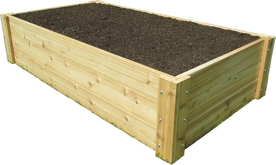 Deep Root Cedar Raised Bed Garden Kit by Infinite Cedar | Amazon (US)