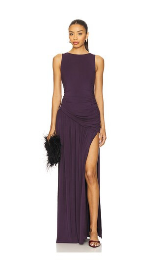 Estelle Dress in Plum | Revolve Clothing (Global)