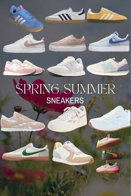 Spring Outfit | spring shoes | summer shoes | spring sneakers | summer sneakers | colorful sneakers | pastel sneakers | Nike spring sneakers | Nike summer sneakers | sambas for spring | spring Adidas shoes | summer Adidas shoes | trending sneakers

#LTKshoecrush #LTKfindsunder100 #LTKstyletip