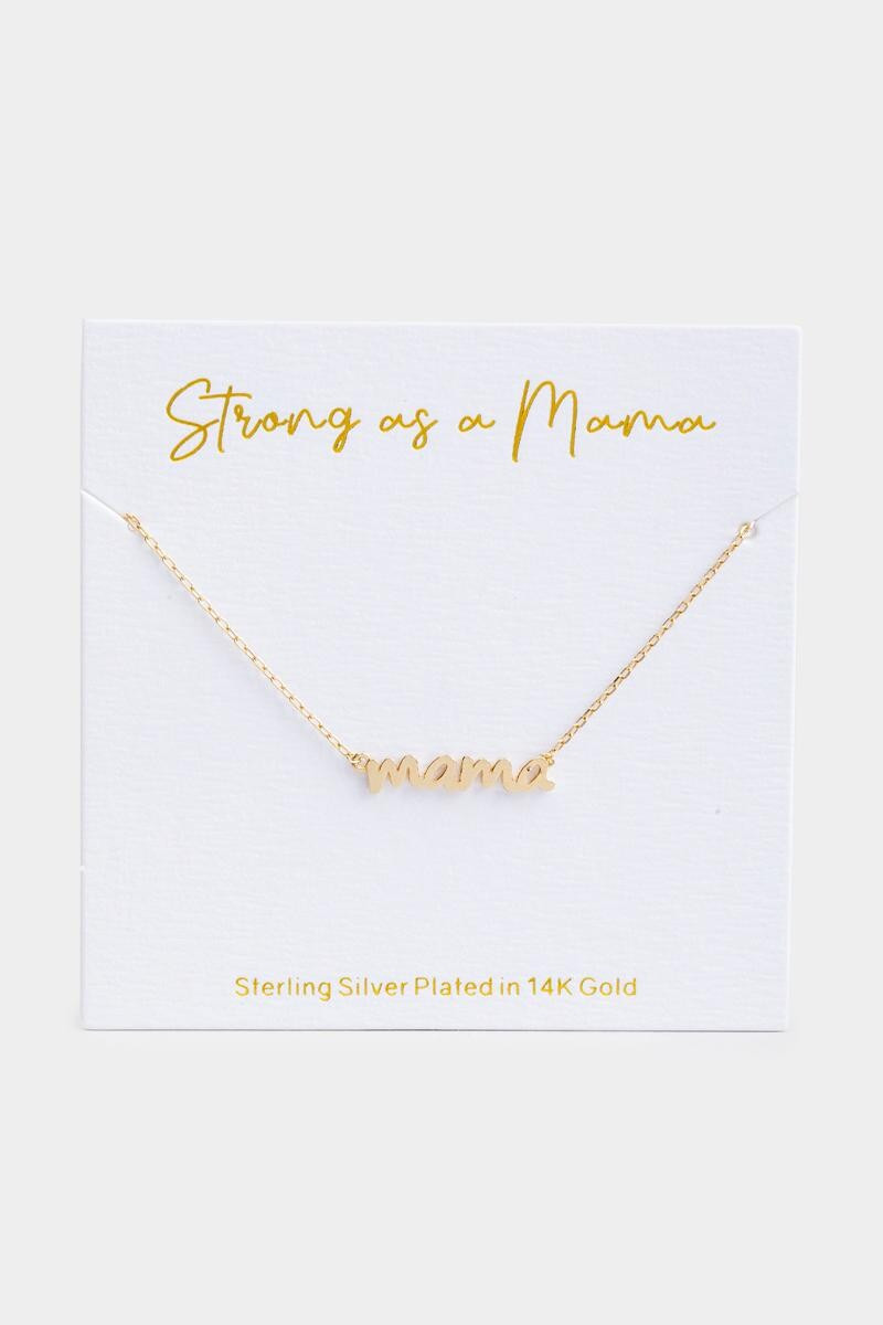 Mama Script Pendant Necklace | Francesca’s Collections