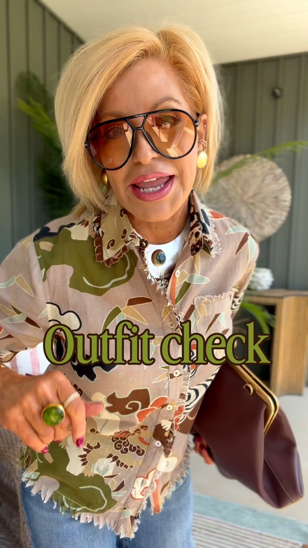 ❌Links are below my video.  Just click on to shop ❌ 
Sizes I’m wearing 
Top/sm 
Jeans/sm
My necklace is one of a kind Deep South piece

#LTKdayinmylife #LTKgrwm #LTKOver40