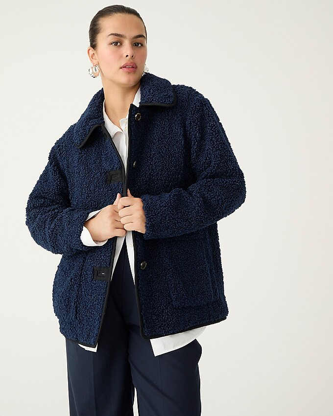 Teddy sherpa jacket | J. Crew US