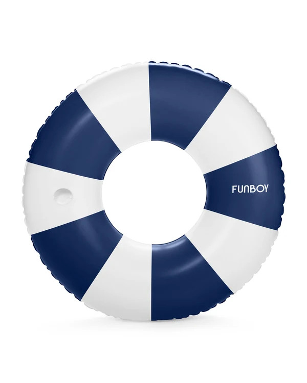 Navy Vintage Stripe Tube Float | FUNBOY