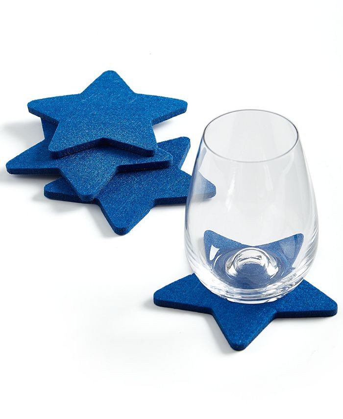 Star-Shaped Felt Coasters, Set of 4, Created for Macy's | Macys (US)