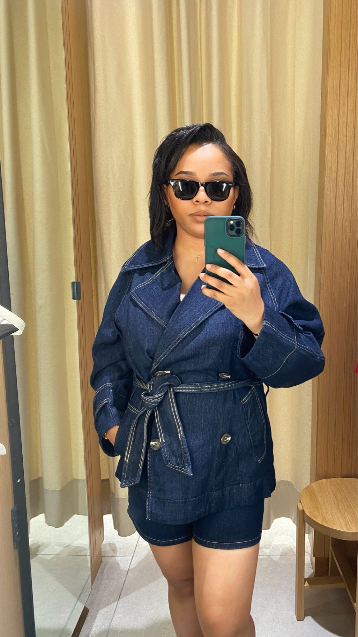 This Denim Trench Coat with Belt from Mango is the perfect statement layering piece for spring into summer. I paired it with Mango Straight mid-rise denim shorts. It gives that effortlessly elevated, street-style look while still being timeless and versatile enough to wear year after year.

I love how the belt cinches the waist for a flattering silhouette, and the denim fabric adds a modern twist to a classic trench. You can style it over dresses, trousers, matching denim, or even casual basics to instantly pull your entire look together.

If you’ve been looking for a chic outerwear piece that makes your outfit look expensive with minimal effort, this is definitely one to grab before it sells out.

Shop the Denim Trench Coat with Belt from Mango now on my LTK ✨

#MangoStyle #DenimTrench #SpringFashion #LTKStyle #StreetStyle #ClassicStyle #MinimalFashion #OuterwearStyle #DenimFashion #ChicStyle

#LTKootd #LTKgrwm
