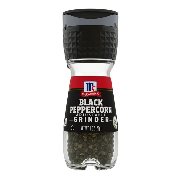 McCormick Black Pepper Grinder, 1 oz Pepper & Peppercorns | Walmart (US)