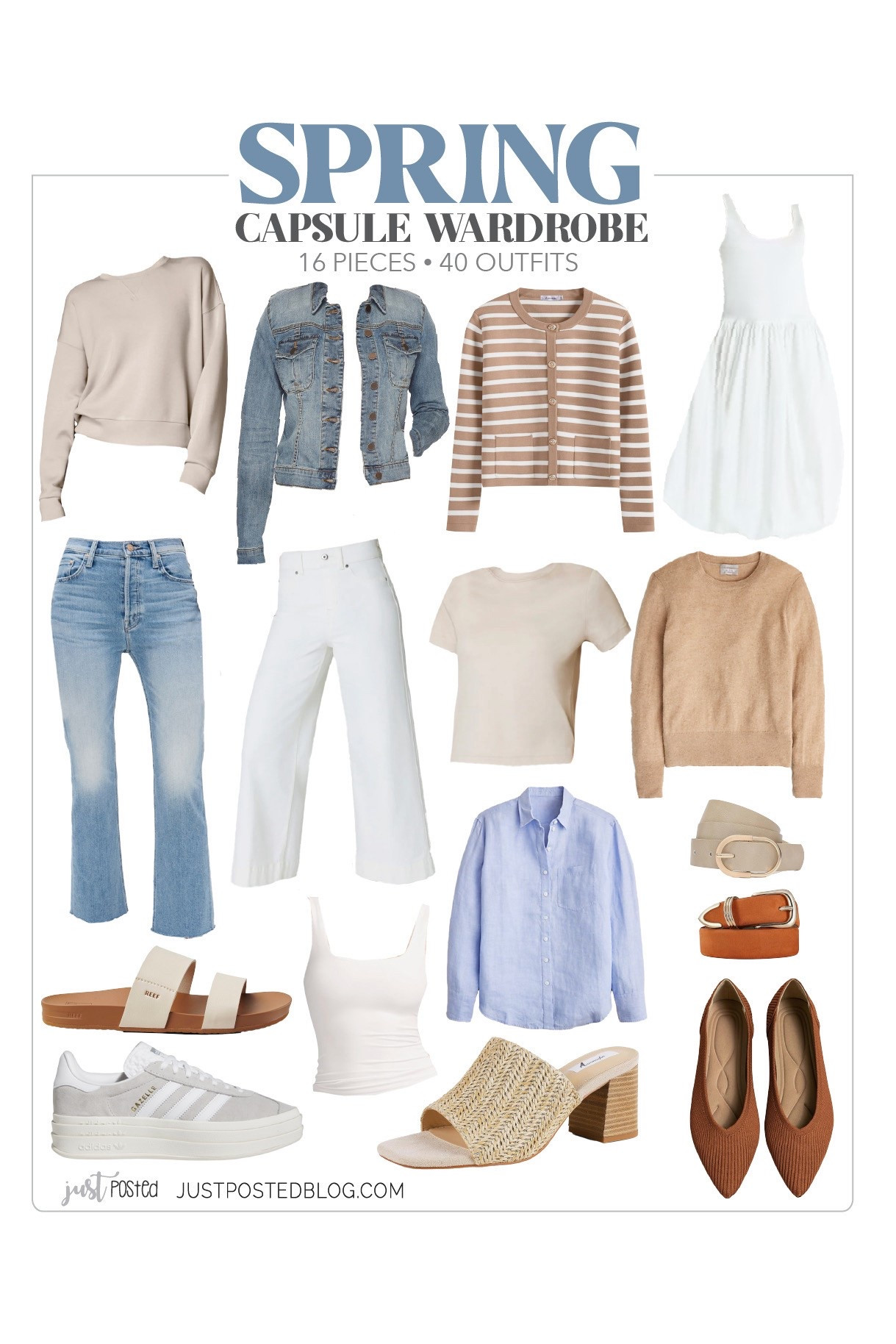 Spring capsule wardrobee

#LTKOver40 #LTKFindsUnder100 #LTKStyleTip