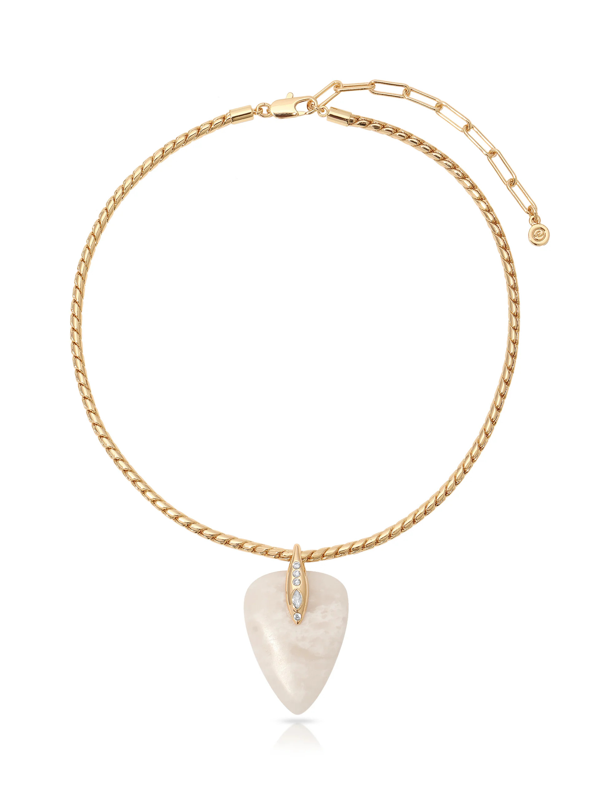 Solstice Pendant Choker in Bone | Ettika