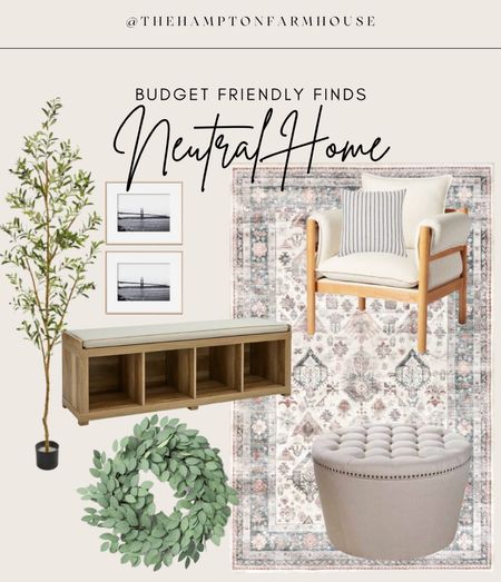 Budget friendly neutral home decor finds ⚡️ Shop some of my personal favorites when it comes to budget friendly decor 😍 these can’t be beat! 

Area rug | accent chair | olive tree | ottoman | living room storage | greenery | neutral home 

#LTKstyletip #LTKFind #LTKhome