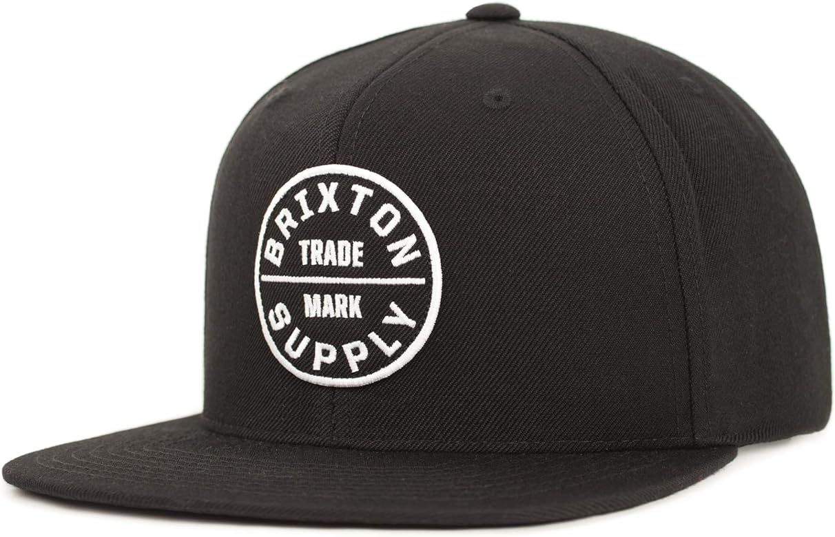 Brixton Men's Oath Iii Medium Profile Adjustable Snapback Hat | Amazon (US)