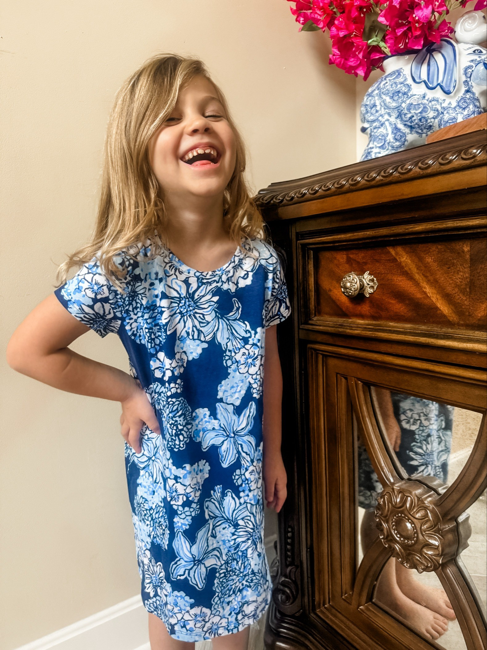 When you LOVE what you're wearing it can change your entire day. I am a FIRM believer in letting my kids pick their own clothes everyday and when I am going to their school I let them also pick what I will be wearing to attend. My oldest is in a Mini Cody Lilly Pulitzer tshrit dress and this mimics TBBC polly play dress which is also a favorite of ours. Theyre just easy to wear, soft, and fun! #kidsfashion #girlmom #girls #blondes #momlife #livinglargeinlilly 

#LTKfamily #LTKkids #LTKfindsunder100