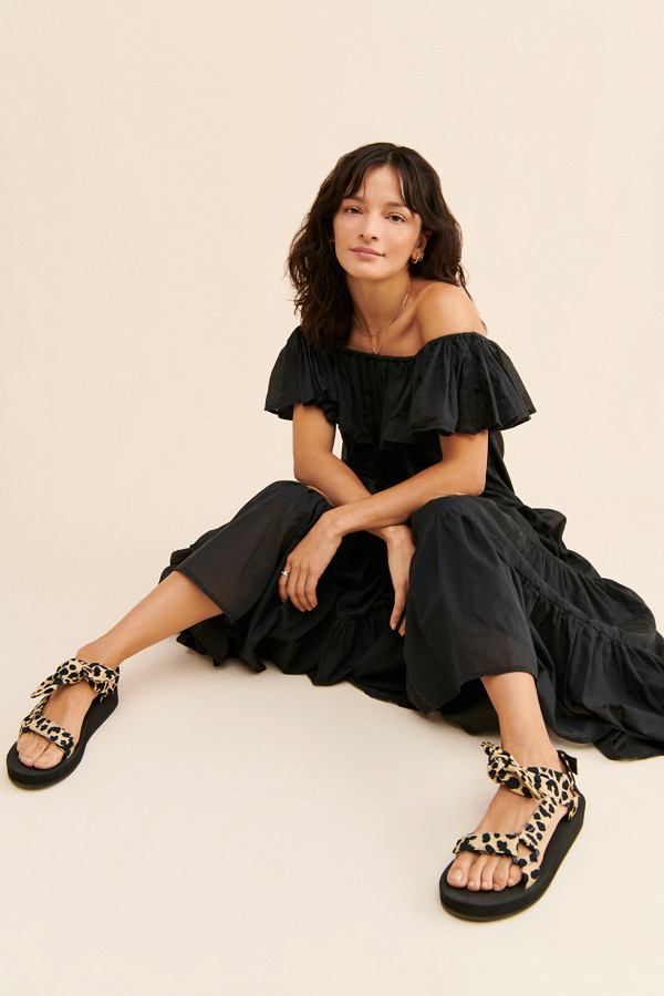 Orchid Ruffled Maxi Dress | Nuuly