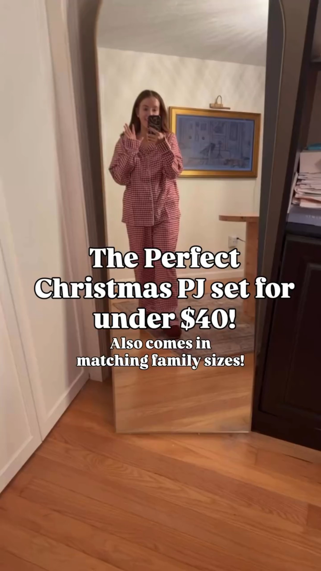 Comment “PJS” and I’ll send you the link to the cutest Christmas matching pj set! They have multiple colors and come in matching family sizes! 🎅🏼❤️

#christmaspj #matchingjammies #matchingfamilypjs #matchingchristmaspjs #pjsets #christmaspajamas