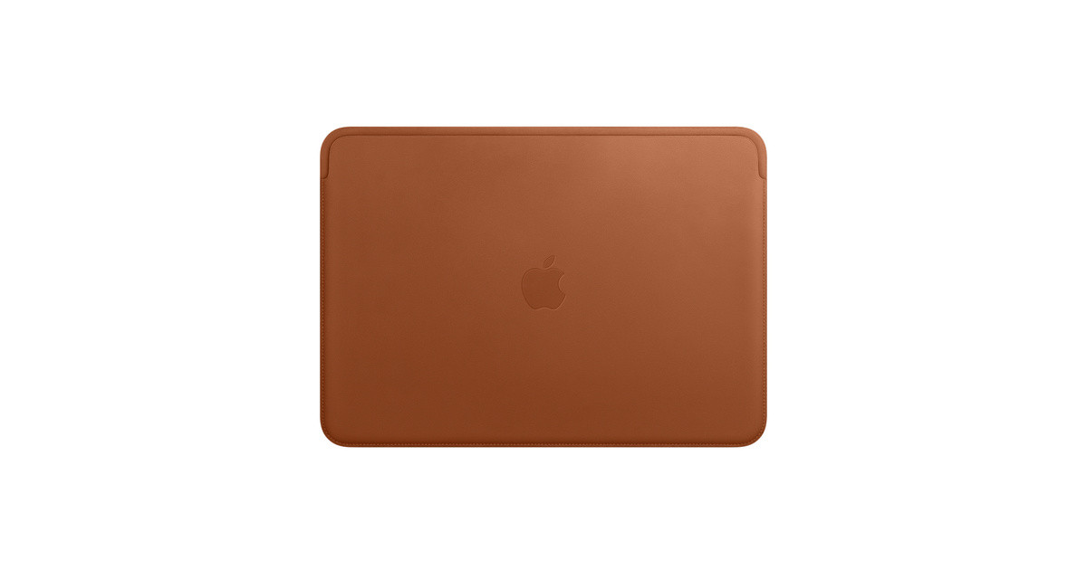 Leather Sleeve for 13-inch MacBook Air and MacBook Pro - Saddle Brown | Apple (US)