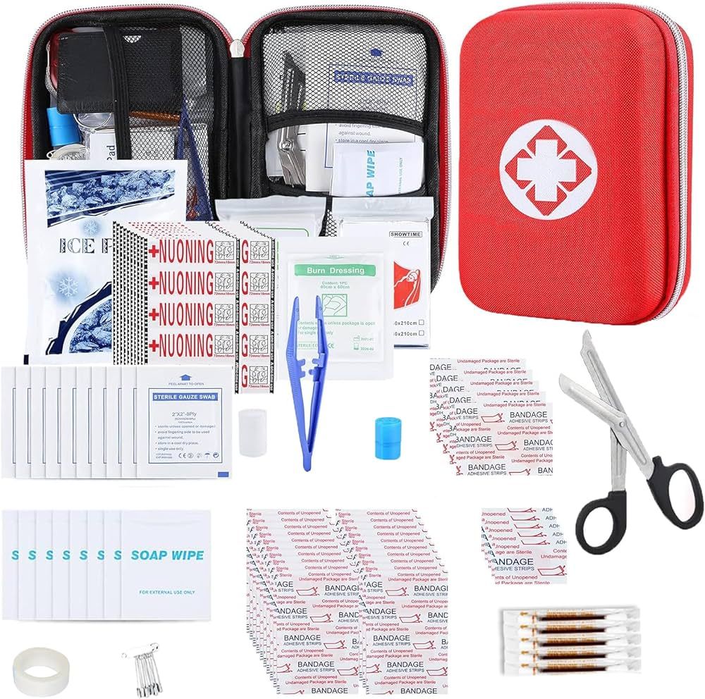 276PCS First Aid Kit Home Car Camping Hiking Emergency Supplies Small Compact Lovely Bag for Scho... | Amazon (US)