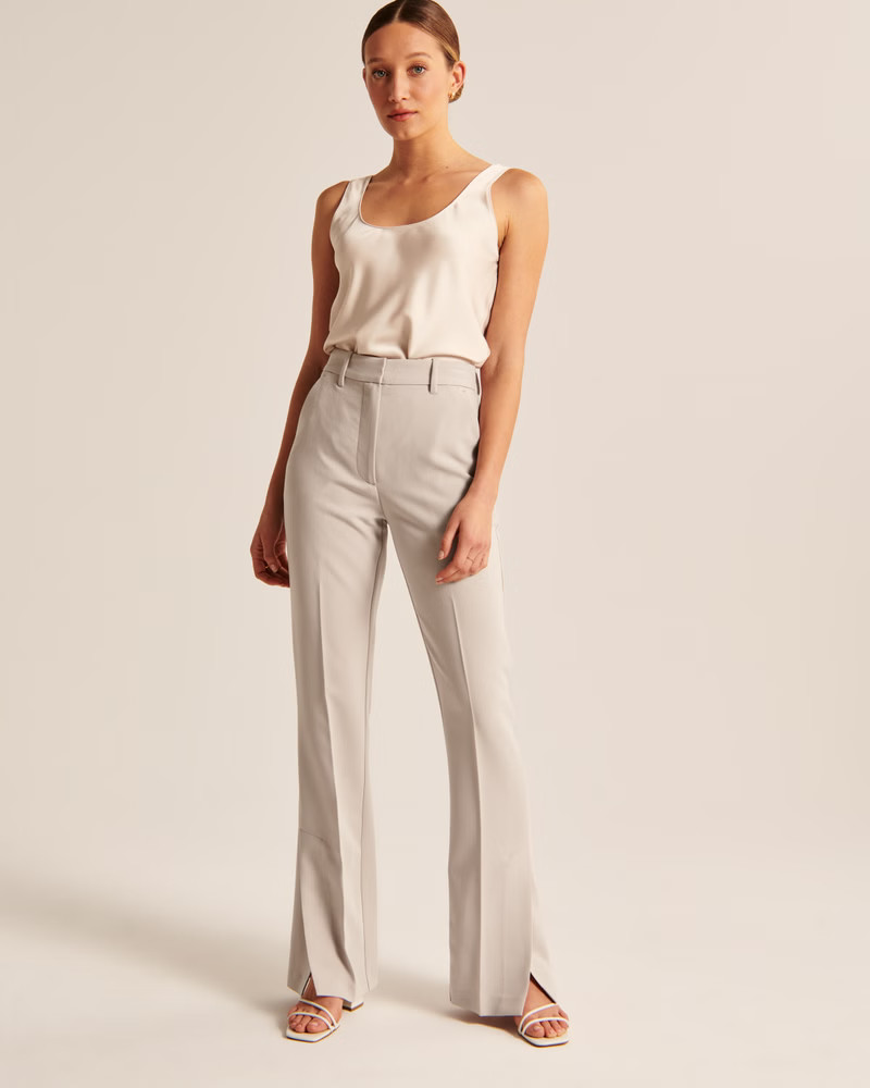 Tailored Flare Pant | Abercrombie & Fitch (US)