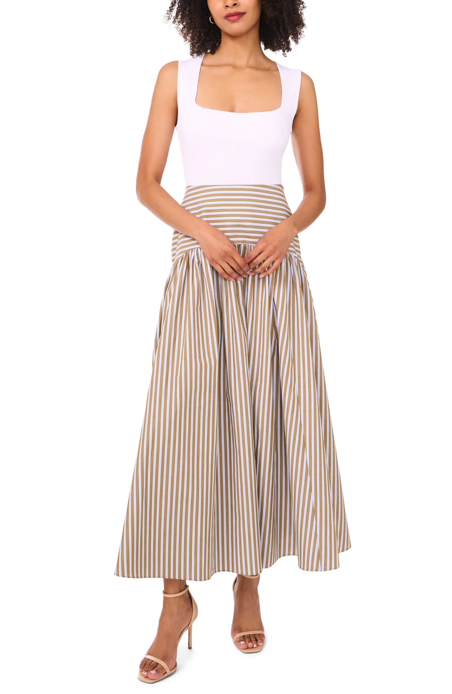 The Talia Pleated Midi Skirt | Nordstrom Rack