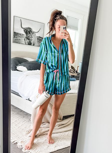 Summer pjs 🤩 so silky and cute! Pajama sets are my fav

#LTKtravel #LTKGiftGuide #LTKbump