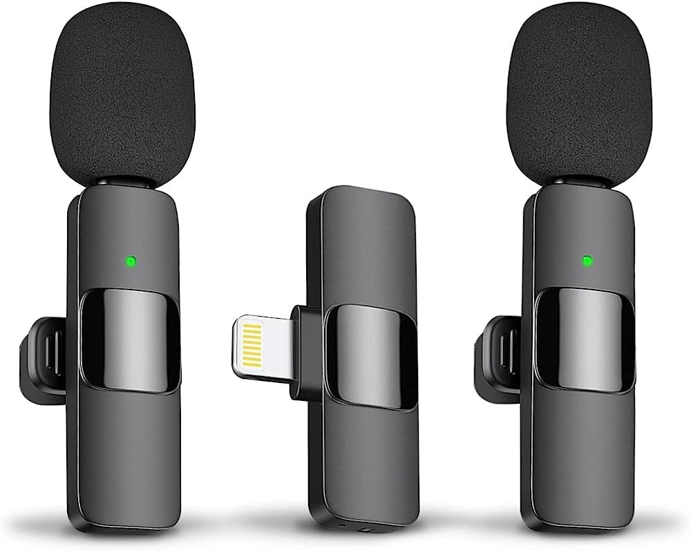 MAYBESTA Professional Wireless Lavalier Lapel Microphone for iPhone, iPad - Cordless Omnidirectio... | Amazon (US)