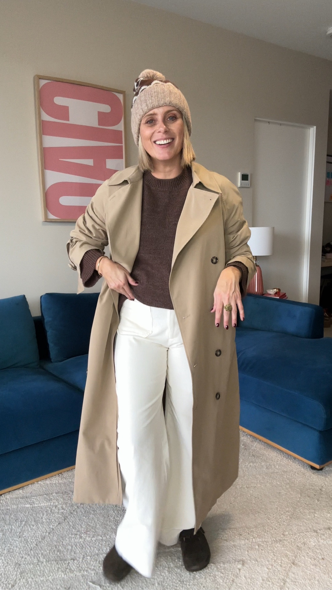 Cream and chocolate for a cosy winter look. I’m incorporated a mix of textures with these corduroy pants and the fairaisle beanie   

#LTKstyletip #LTKaustralia #LTKwinter