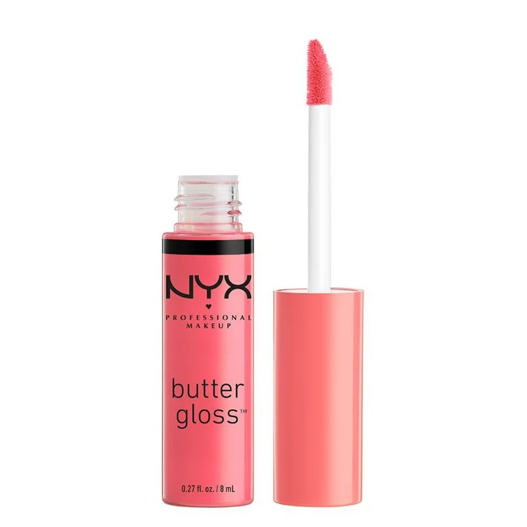 NYX Professional Makeup Butter Gloss, Non-sticky Lip Gloss, Peaches And Cream 0.27 Oz | Walmart (US)