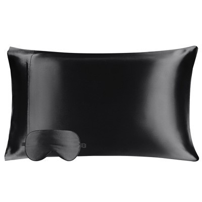 PiccoCasa silk pillowcase gift set with eye cover